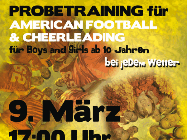 TRYOUT 9. März 17 Uhr