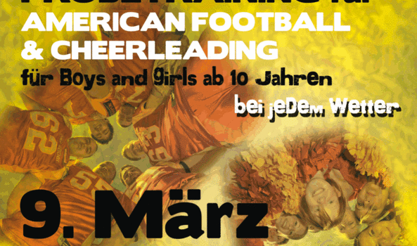 TRYOUT 9. März 17 Uhr