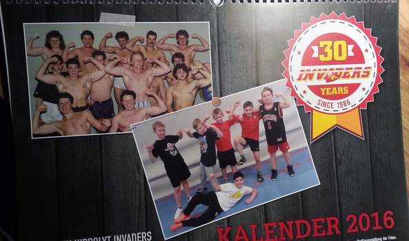 30 Jahre Invaders Kalender 2016