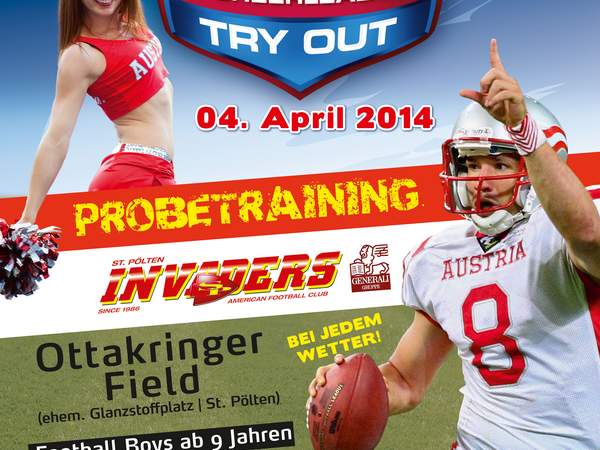 American Football & Cheerleading Tryout