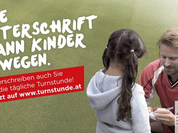 Unterschriftenaktion "Tägliche Turnstunde"