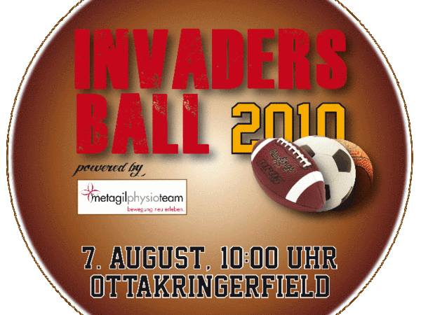 Invadersball Turnier und Abschlussfest am 7. August!!!
