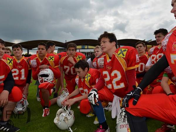 Einen ganzen Tag lang Nachwuchs-Football