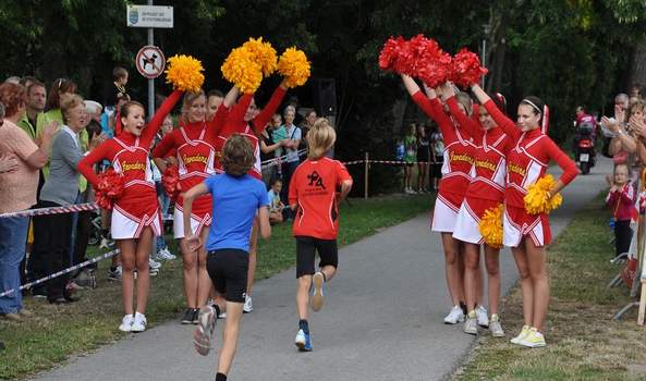 Cheer'in Vaders beim Wilhelmsburger Stadtlauf