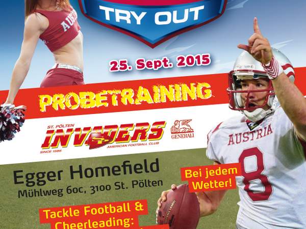 American Football & Cheerleading TRYOUT