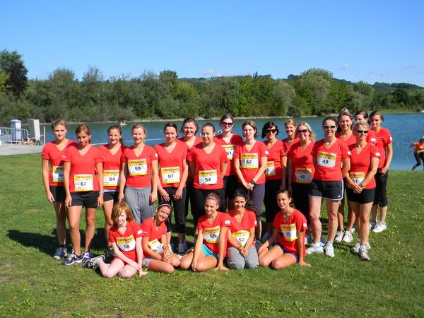Invaders-Covergirls beim Frauenlauf