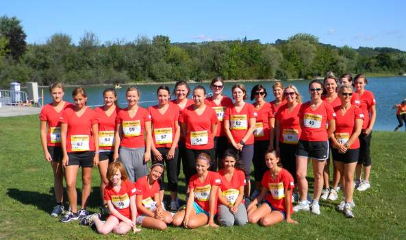 Invaders-Covergirls beim Frauenlauf