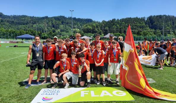 Historischer Premieren-Titel: Unsere U15-Flagfootballer holen Gold bei den United World Games!