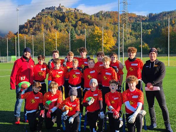 Pumpkin Bowl 2025 – U15 Invaders holen sich den Turniersieg!