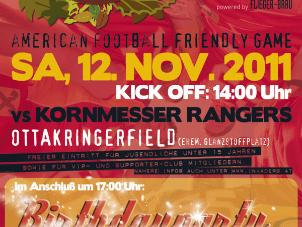 Autumn Bowl und 25 Jahre Invaders